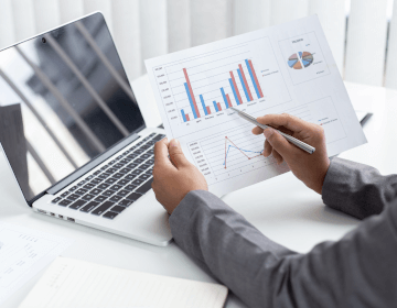 Woman cutting up a credit card